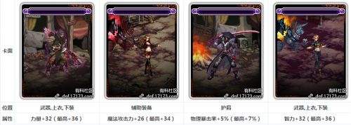 DNF95级版本 普通地下城新增附魔卡一览