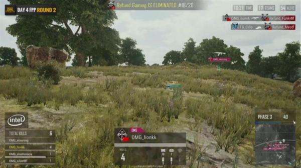 PGI:FPP第2局 两强夹击剩独狼OMG屈居第二
