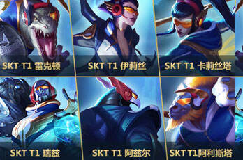 史上最保值的皮肤！揭秘skt冠军皮肤彩蛋