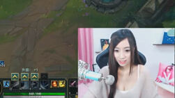 lol女神直播：36E沙拉亚索秀 无缝E飘逸秒人