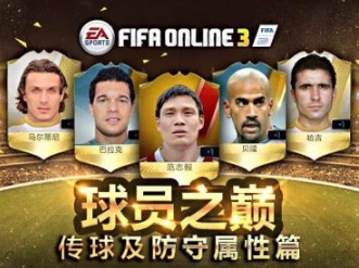 FIFA Online3各项防属性最强球员盘点