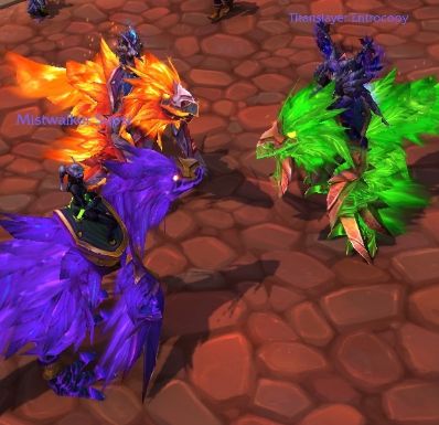 400坐骑奖励变动 火焰天马变为邪能乌鸦