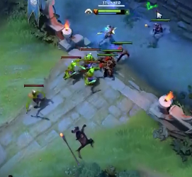 DOTA2大神集锦 奇迹哥中单骨弓艰难局