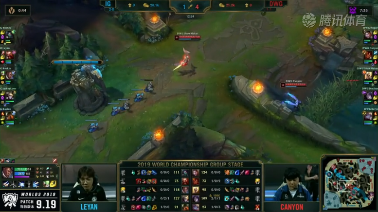 <b>S9小组赛第三日 IG vs DWG</b>