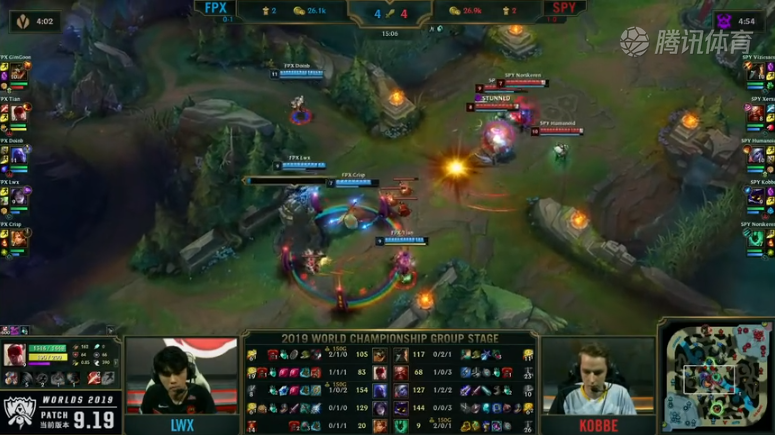 <b>S9小组赛第三日 FPX vs SPY</b>