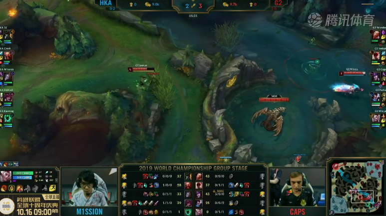 <b>S9小组赛第四日 HKA vs G2</b>