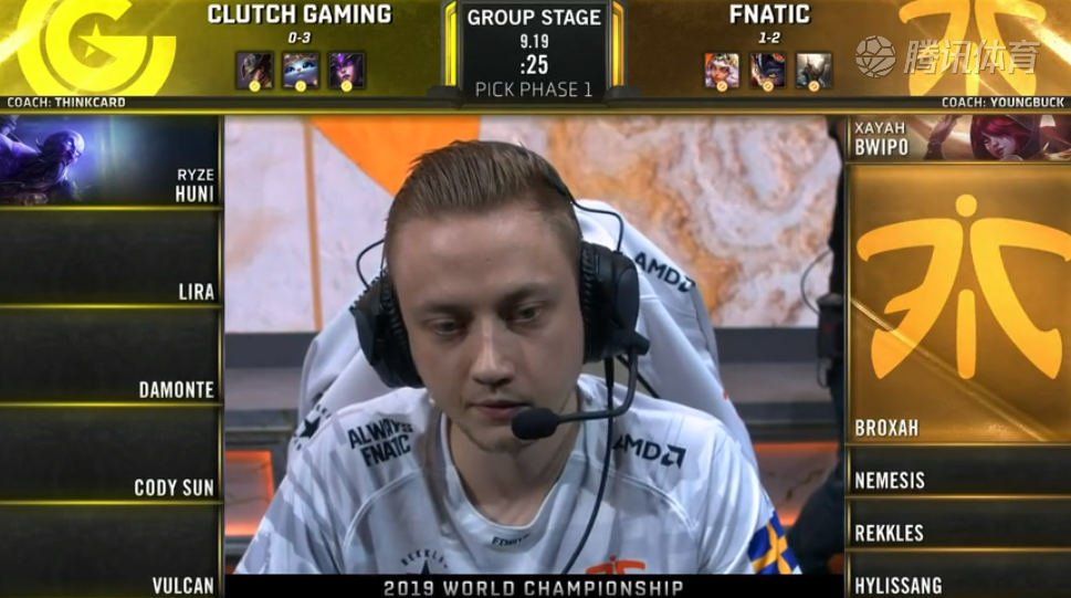 <b>S9小组赛第七日 CG vs FNC</b>