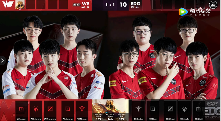 LPL2020春季赛4月19日WE vs EDG比赛视频回顾