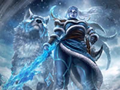 神之浩劫新神明丝卡蒂及其他神明同人作画