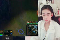 lol广东女神妹子直播：石头人绝不空大奥义