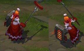 lol厨师系列皮肤 阿卡丽蕾欧娜奥拉夫潘森预览