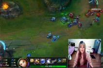 lol美女小司机直播：辅助光辉也能玩AP输出