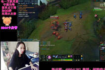 lol美女蛋哥直播玩凯南，掌控雷电，控制全场