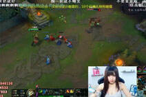 lol美女虎牙沙拉直播：中单剑圣杀到停不下来