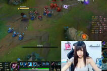 lol美女虎牙沙拉直播：暴力亚索秀出新高度