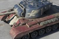 坦克世界又一台涂装版金币车 T26E5爱国者