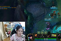 lol女神直播：酥酥AD女警细节走位 精准狙击