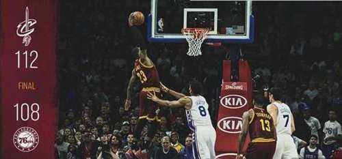 NBA2KOL三巨头90分骑士连胜 客场击败76人