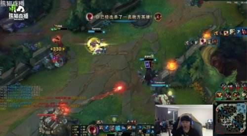 王校长熊猫直播开黑 rookie怒赞：这是校长时刻