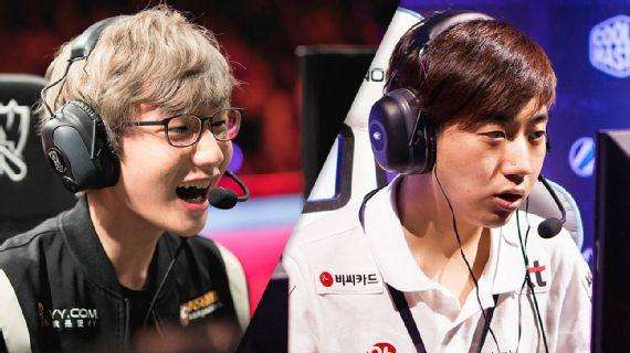 ESPN:超级战队的对决 SKT与KT全新首发阵容