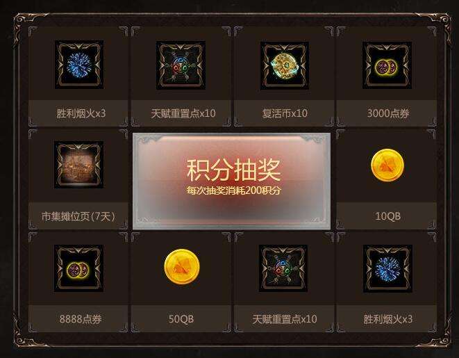 登錄遊戲:10分在線2小時:30分獲得精華:10分完成大