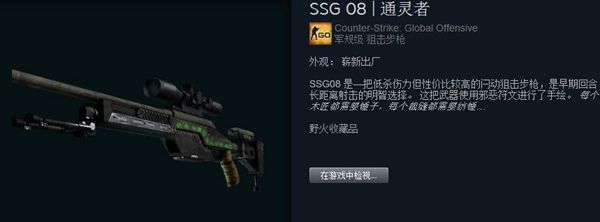 csgo鸟狙皮肤有哪些 csgo鸟狙皮肤欣赏