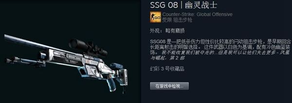 csgo鸟狙皮肤有哪些 csgo鸟狙皮肤欣赏