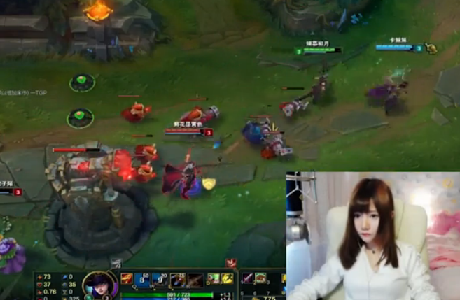 lol女神直播:南小晚女警神级意识夹 夹一个杀一个