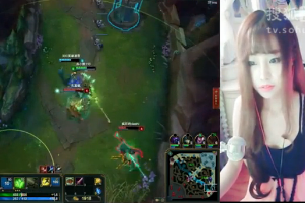 lol女神直播：苏小懒AD老鼠 对线全是细节