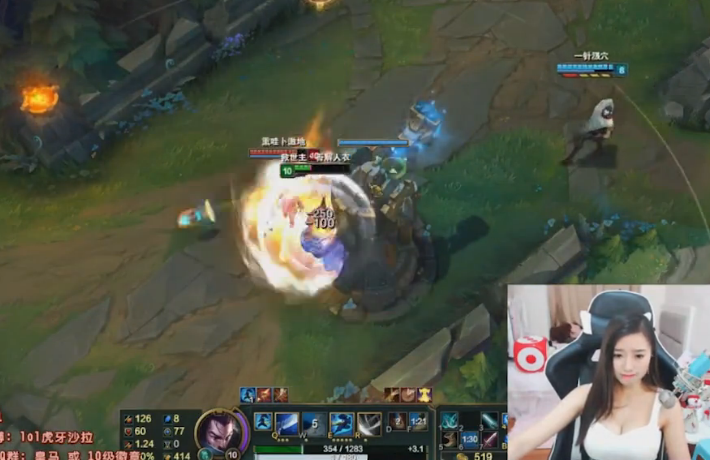 lol女神直播：沙拉飘逸神索 爽快的翻盘局