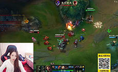 lol女神直播：祝小月荣耀行刑官 这是德莱月？