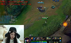 lol女神直播：酥酥皮城女警 抢枪爆头