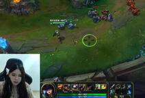 lol女神直播：酥酥皮城女警 逆风局要怎么发育？