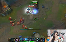 lol女神直播：沙拉中单亚索 我的亚索依旧很强