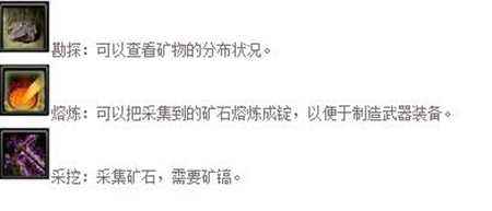 九阴真经2打造真的的江湖生活职业矿工简介