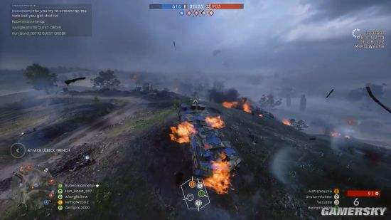 《战地1》法军DLC演示 巨兽坦克呼啸苏瓦松