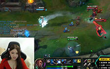 lol女神直播：酥酥圣枪游侠 针对我你们就输了