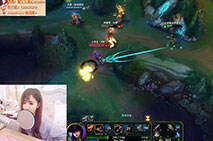 lol女神直播：星星皮城女警 攻速暴击流A到爽