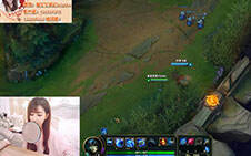 lol女神直播：星星辅助娜美 Q中一次算我输