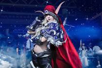 国内大神神级COS 魔兽世界希女王降临人间