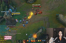 lol女神直播：小满中单安妮 火男妄想单杀我