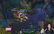 lol女神直播：小满美服上单锐雯 小姐姐这么厉害