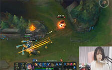 lol女神直播：赵泷儿辅助琴女 全能型辅助