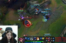 lol女神直播：酥酥打野蔚 大后期无解阵容