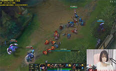 lol女神直播：赵泷儿皮城女警 一个输出爆炸的