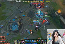 lol女神直播：沙拉中单亚索 很少看见沙拉打这么