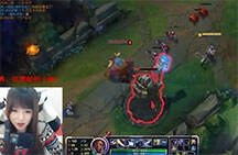 lol女神直播：小晰圣枪游侠 辅助一定是真爱