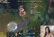 lol女神直播：薇儿下路探险家 操作是真的细腻