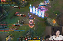 lol女神直播：小满打野瞎子 美服用龙瞎打爆全场