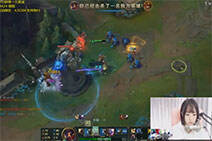 lol女神直播：赵泷儿中单维克托 这维克托E很准